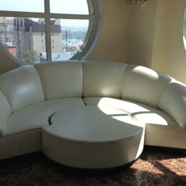 модульный круглый диван