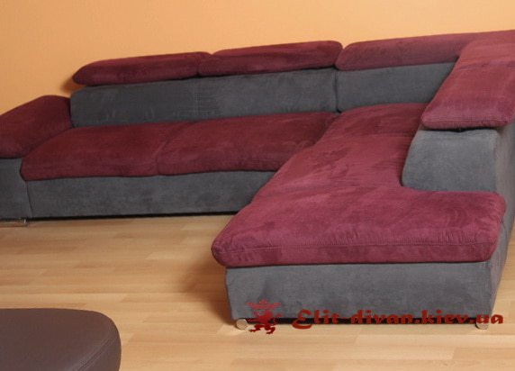 красный классический диван на заказ