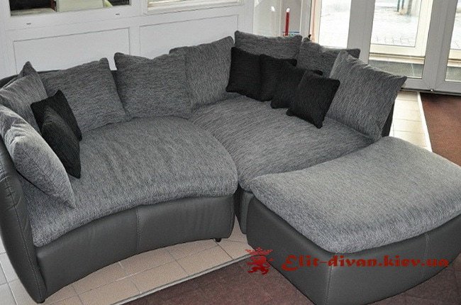 модульный комбинированный диван круглый классический диван