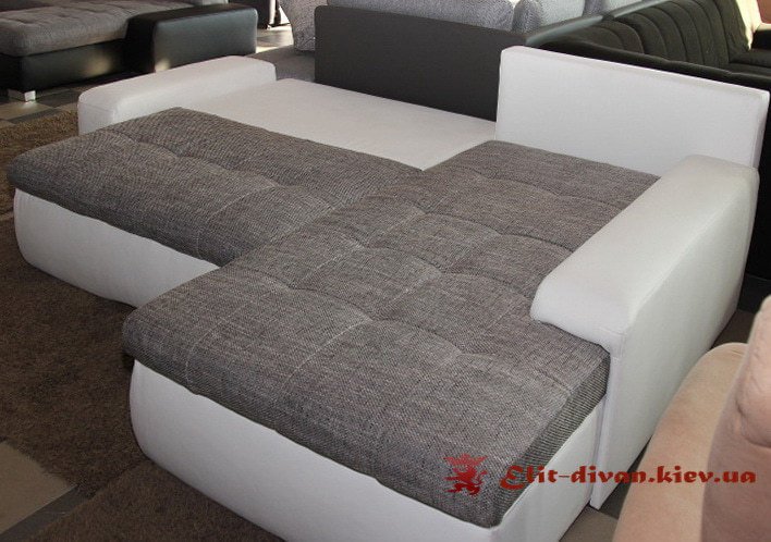 раскладной модульный круглый классический диван со спальным местом