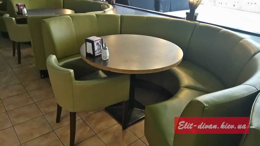 мягкая мебель для ресторанов на заказ Вишневое