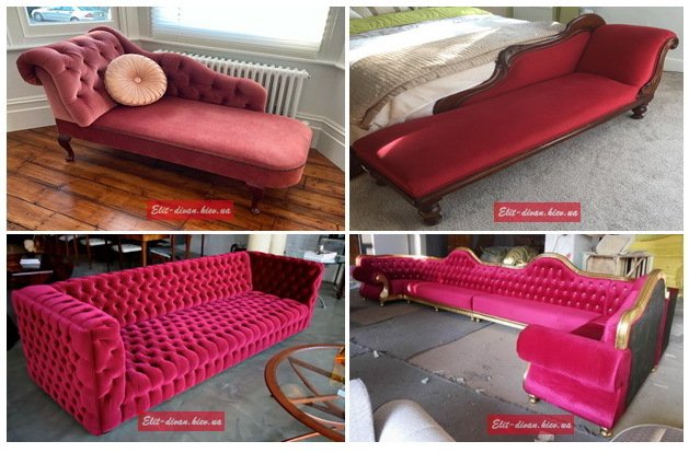 Мягкая мебель пурпурового цвета бордового цвета