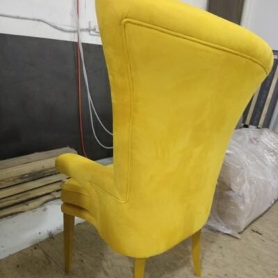 дизайнерская мягкая мебель желтого цвета