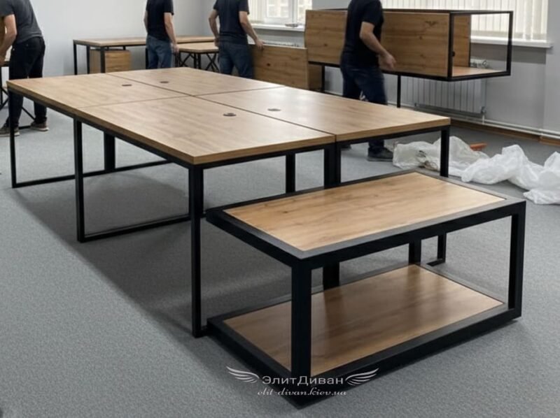 переговорній стол под заказ в стиле loft стоимость