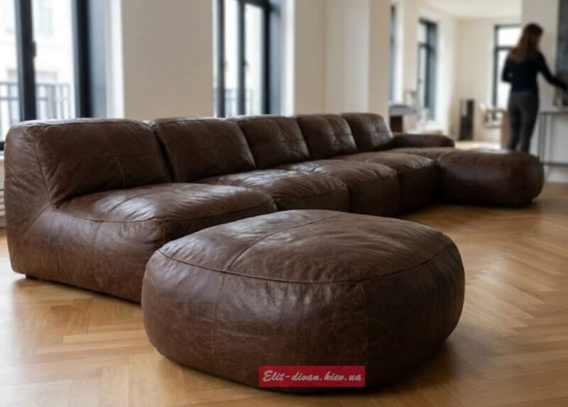 авторская мебель из кожи фото