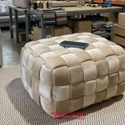 пуф бескаркасный из переплетений