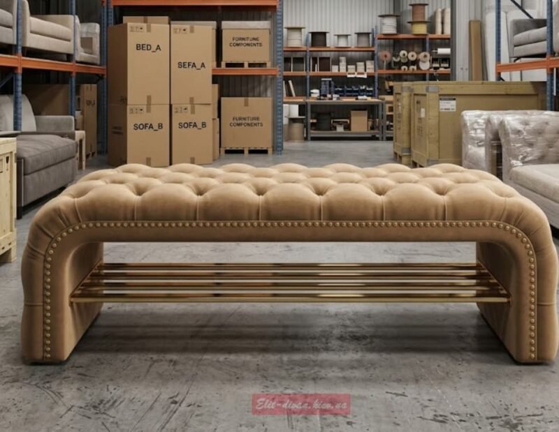 заказать изготовление мягкой кушетки в василькове